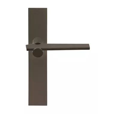 Deurkruk Brons Bertram Beerbaum Tense op blind deurschild BB100P236SFC